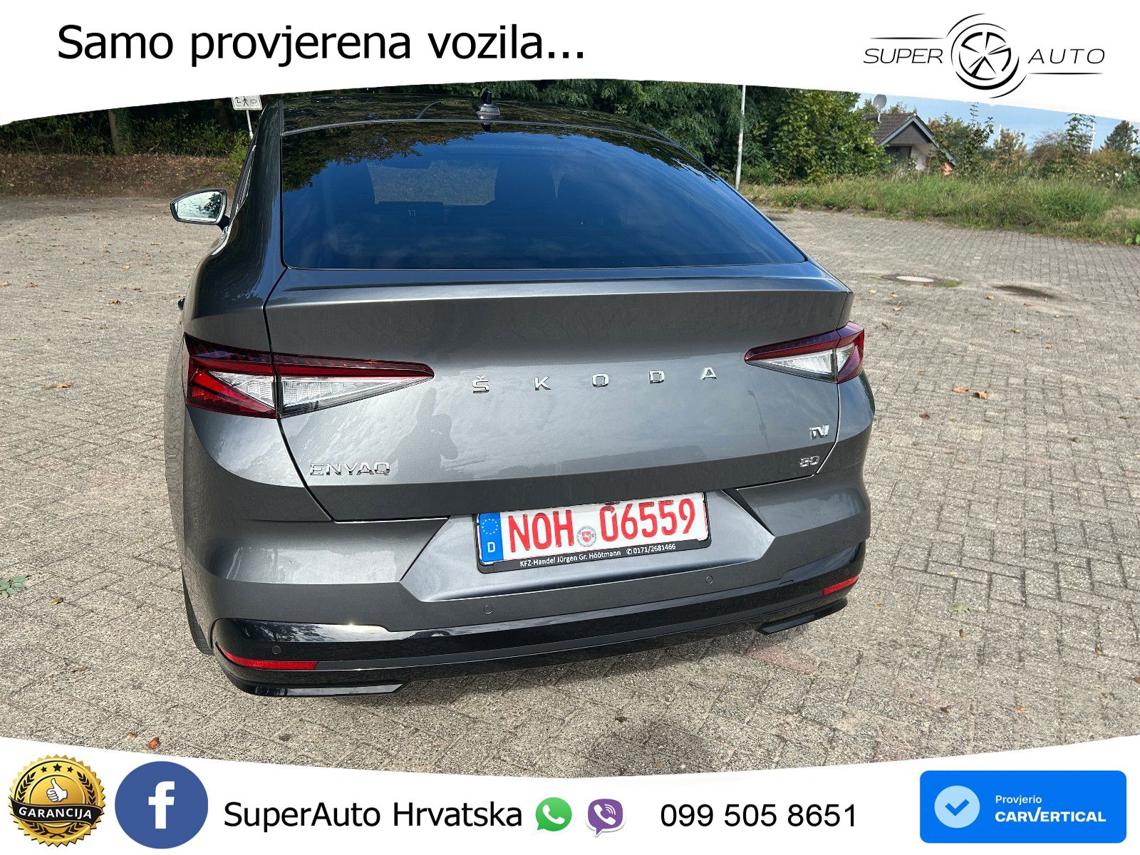 Škoda Enyaq Coupe iV 80 82 kWh (204 KS) LED+GR SJED+ACC