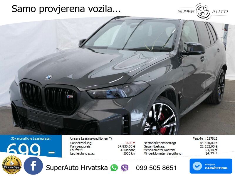 BMW X5 M60i V8 (530 KS) xDrive Steptronic M Sport LED+GR SJED+ACC