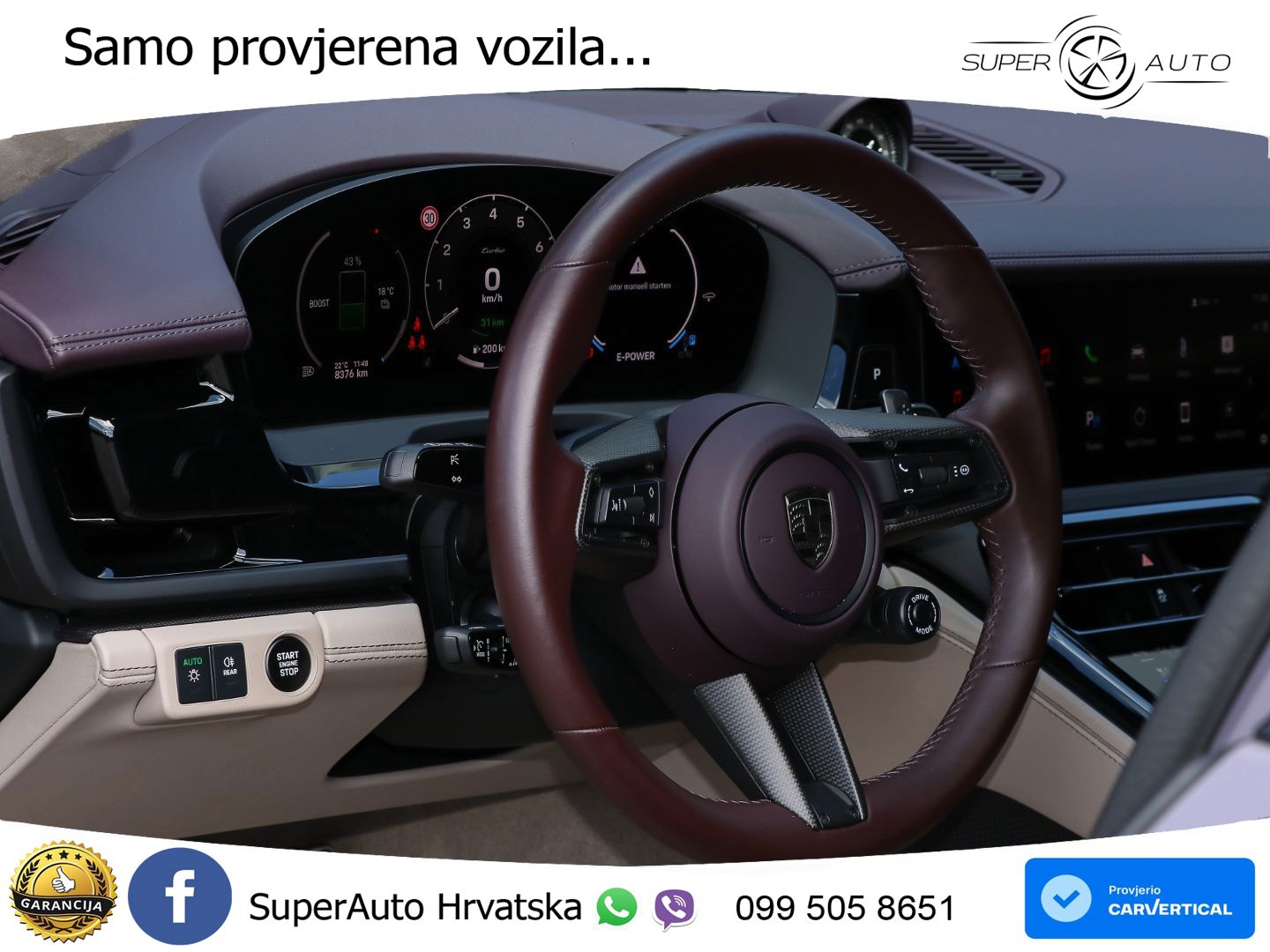 Porsche Panamera Turbo 4.0 V8 (680 KS) E-Hybrid PDK ACC+HEAD+4xGR SJED+360+PANO