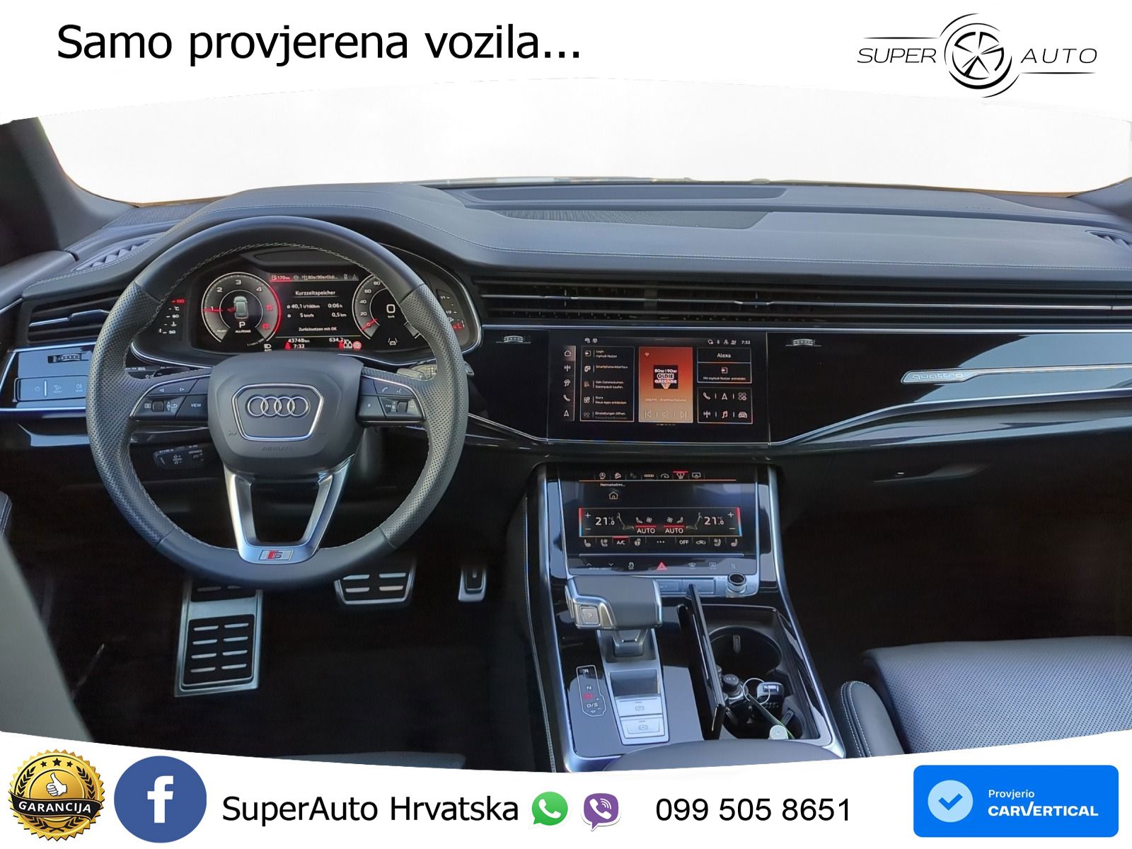 Audi Q8 50 TDI V6 (286 KS) quattro Tiptronic