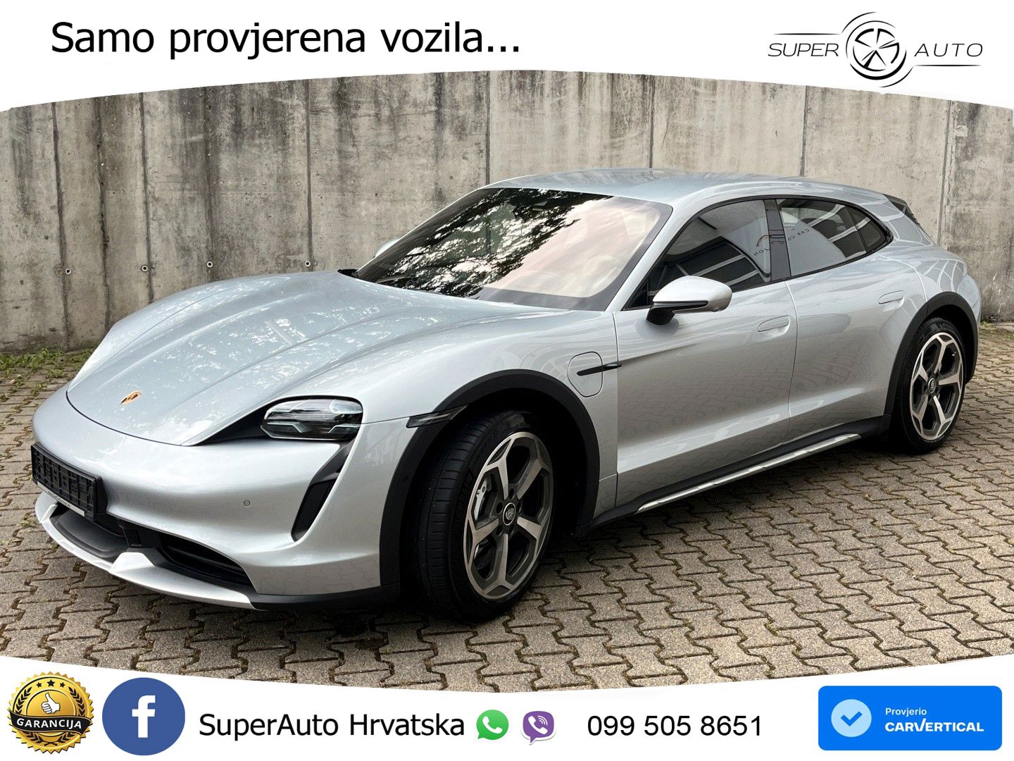 Porsche Taycan Cross Turismo Turbo 93.4 kWh (680 KS)