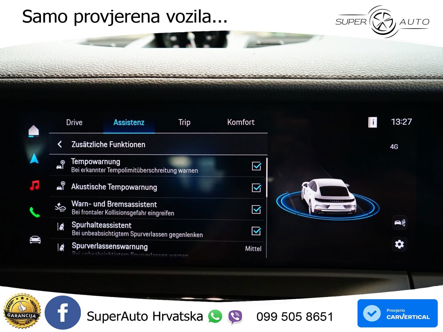 Porsche Panamera 4 2.9 V6 (470 KS) E-Hybrid PDK ACC+HEAD+4xGR SJED+360+PANO