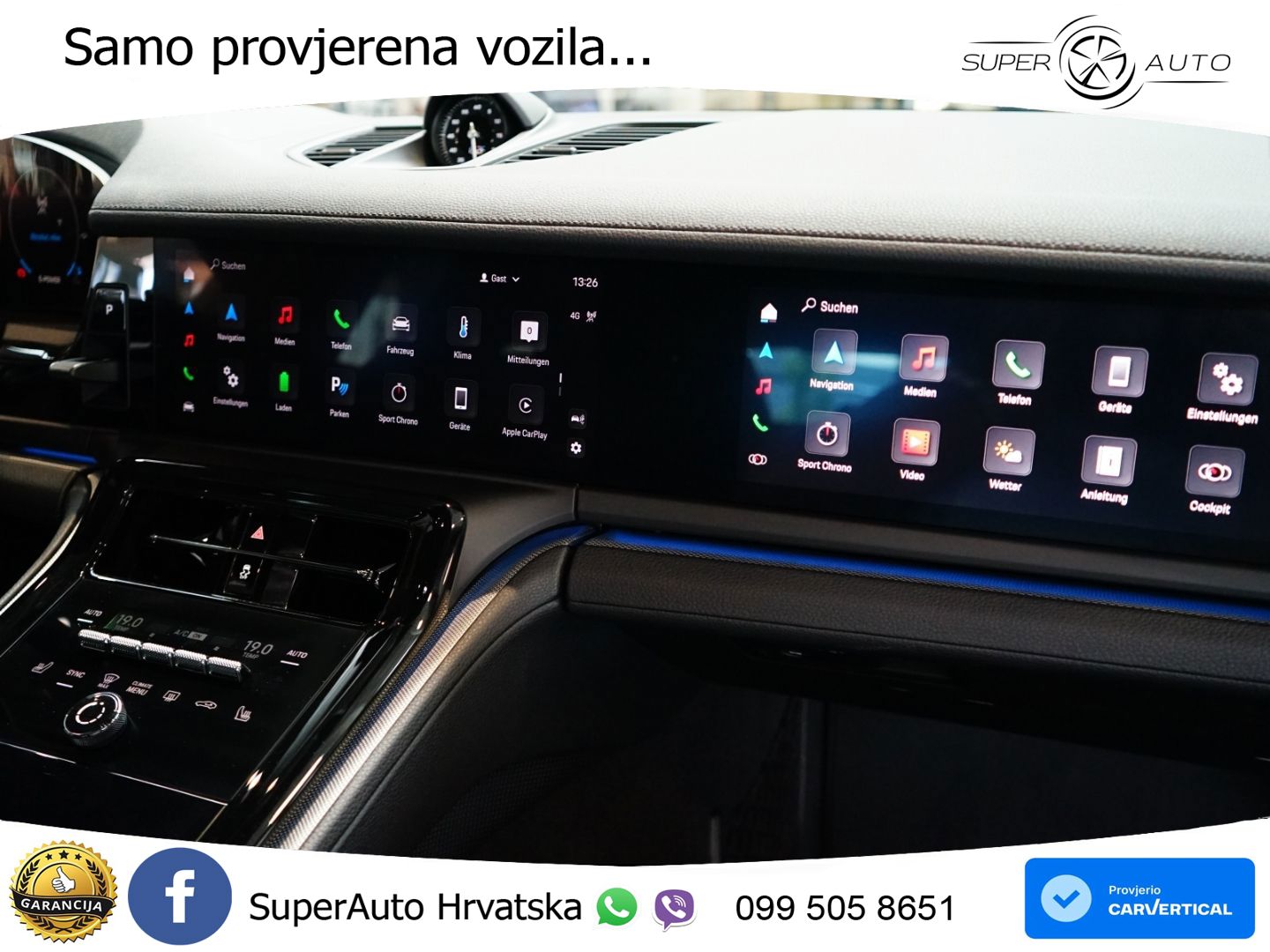 Porsche Panamera 4 2.9 V6 (470 KS) E-Hybrid PDK ACC+HEAD+4xGR SJED+360+PANO