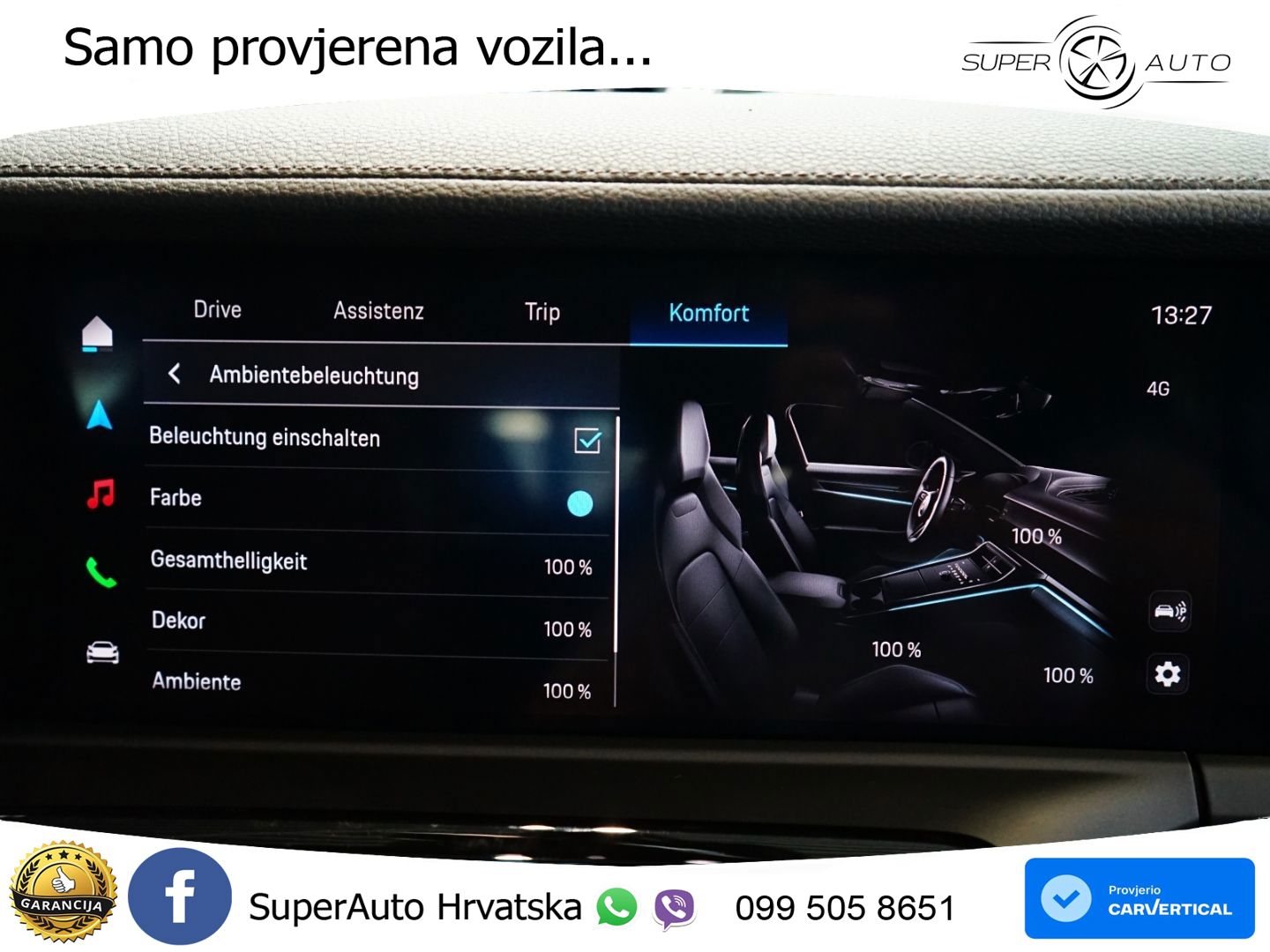 Porsche Panamera 4 2.9 V6 (470 KS) E-Hybrid PDK ACC+HEAD+4xGR SJED+360+PANO