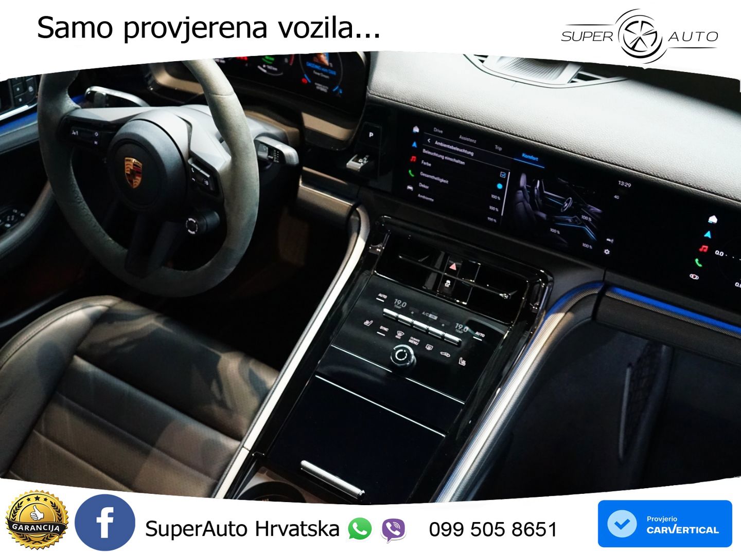 Porsche Panamera 4 2.9 V6 (470 KS) E-Hybrid PDK ACC+HEAD+4xGR SJED+360+PANO
