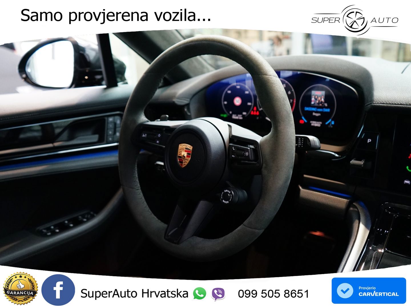 Porsche Panamera 4 2.9 V6 (470 KS) E-Hybrid PDK ACC+HEAD+4xGR SJED+360+PANO