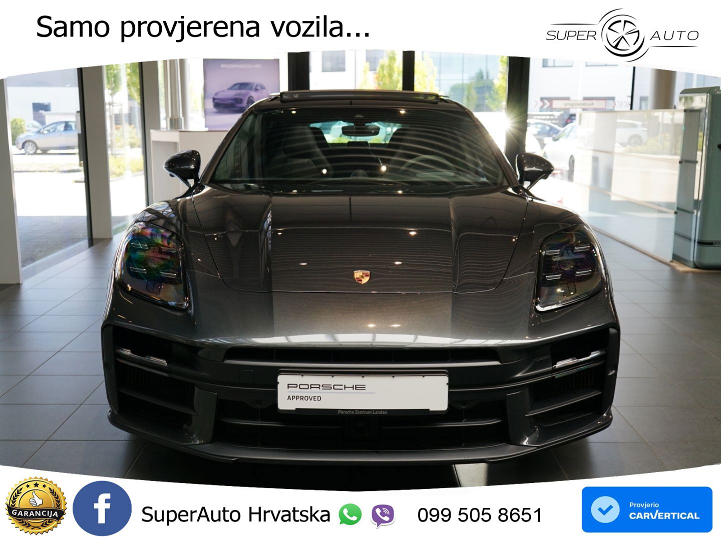 Porsche Panamera 4 2.9 V6 (470 KS) E-Hybrid PDK ACC+HEAD+4xGR SJED+360+PANO