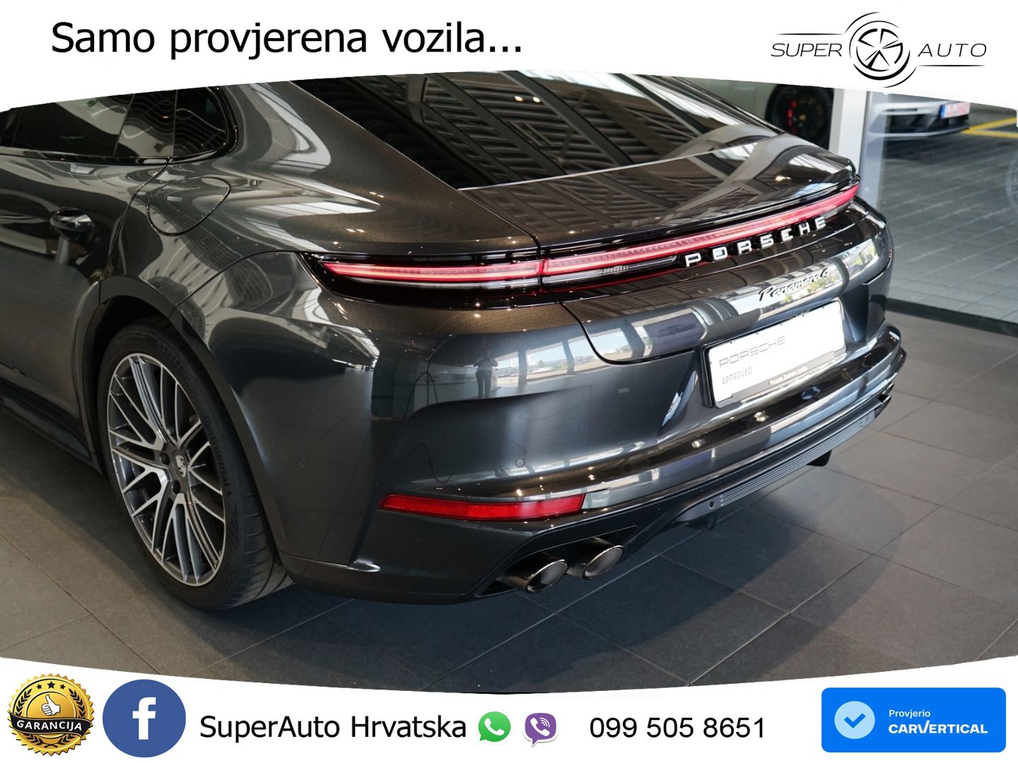 Porsche Panamera 4 2.9 V6 (470 KS) E-Hybrid PDK ACC+HEAD+4xGR SJED+360+PANO