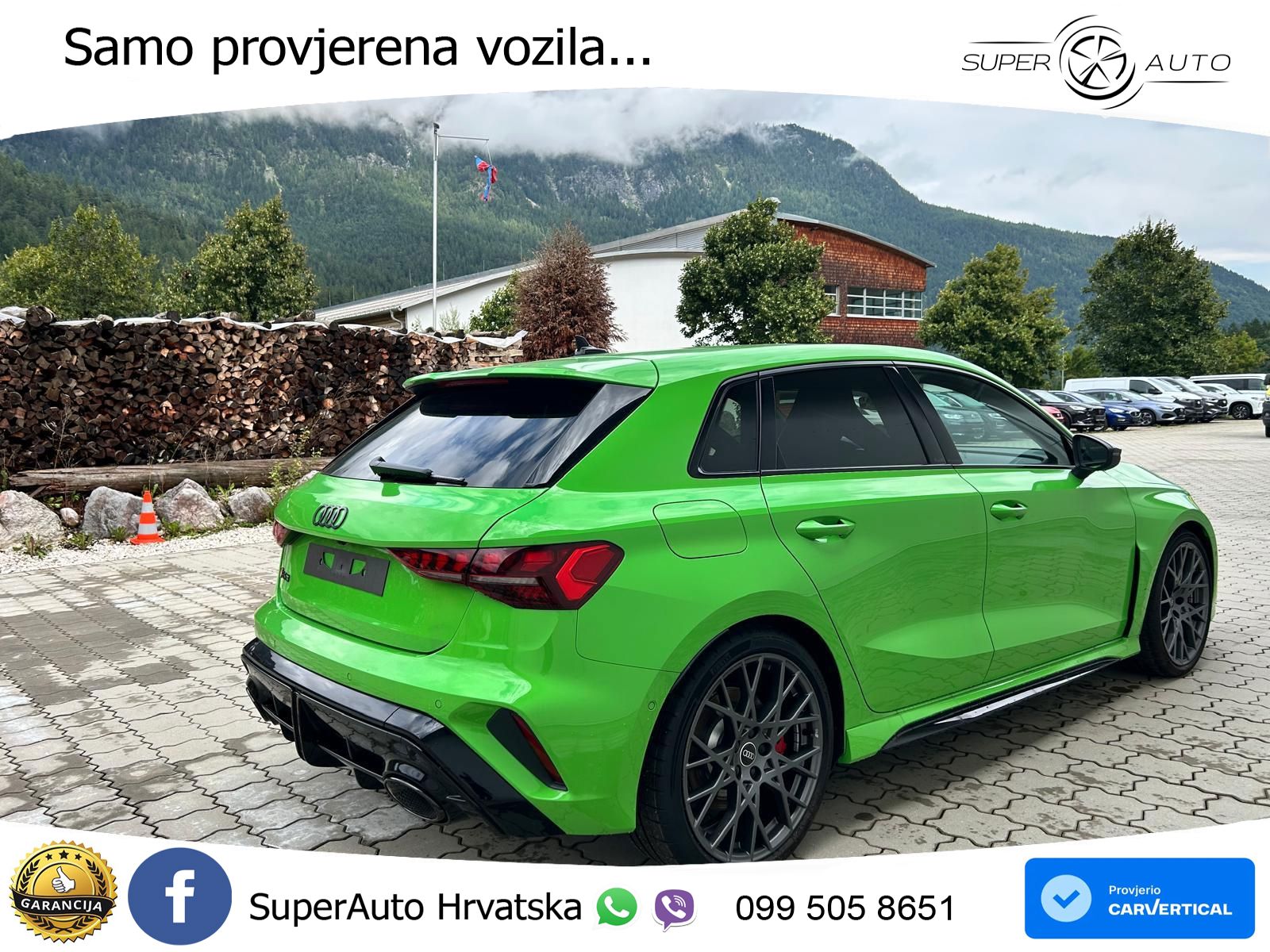 Audi RS3 Sportback 2.5 TFSI (400 KS) quattro S tronic LED+GR SJED+ACC