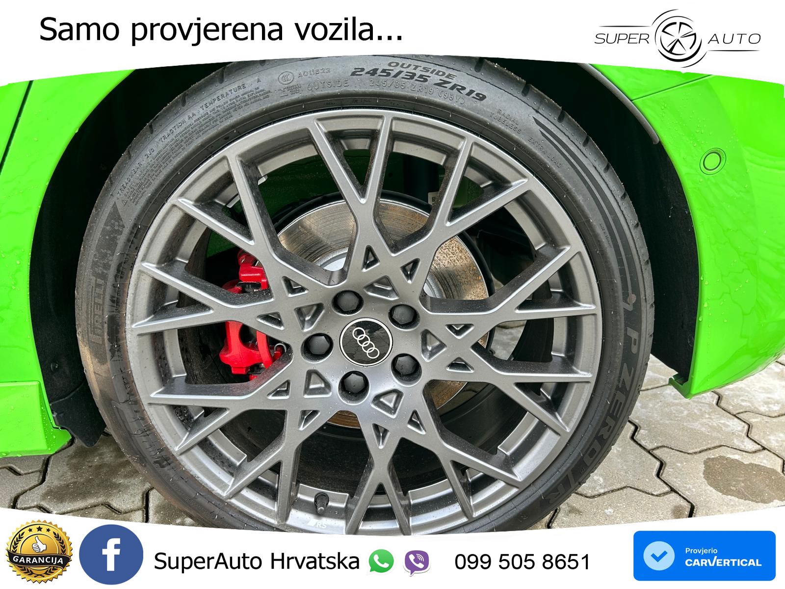 Audi RS3 Sportback 2.5 TFSI (400 KS) quattro S tronic LED+GR SJED+ACC