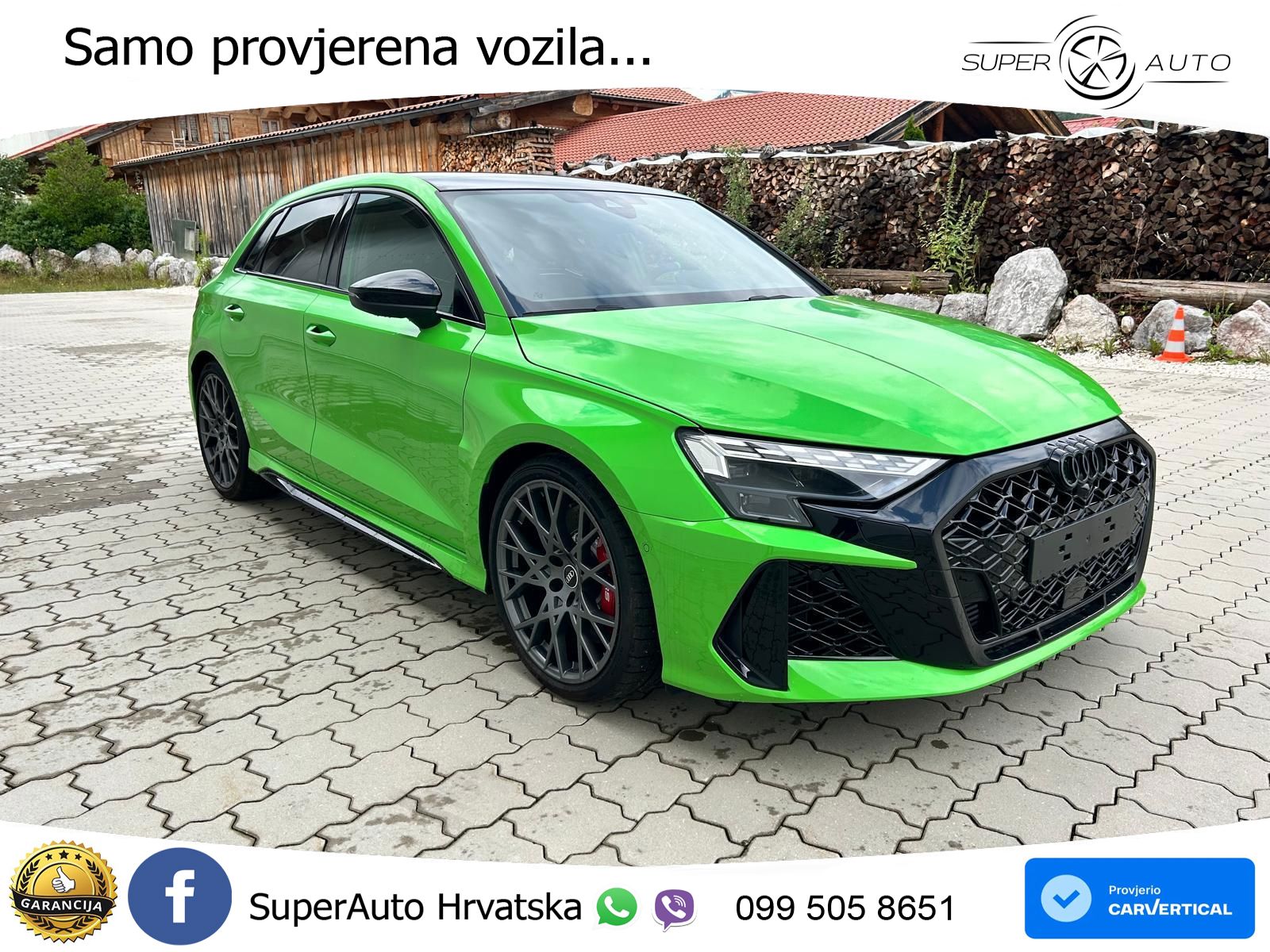 Audi RS3 Sportback 2.5 TFSI (400 KS) quattro S tronic LED+GR SJED+ACC