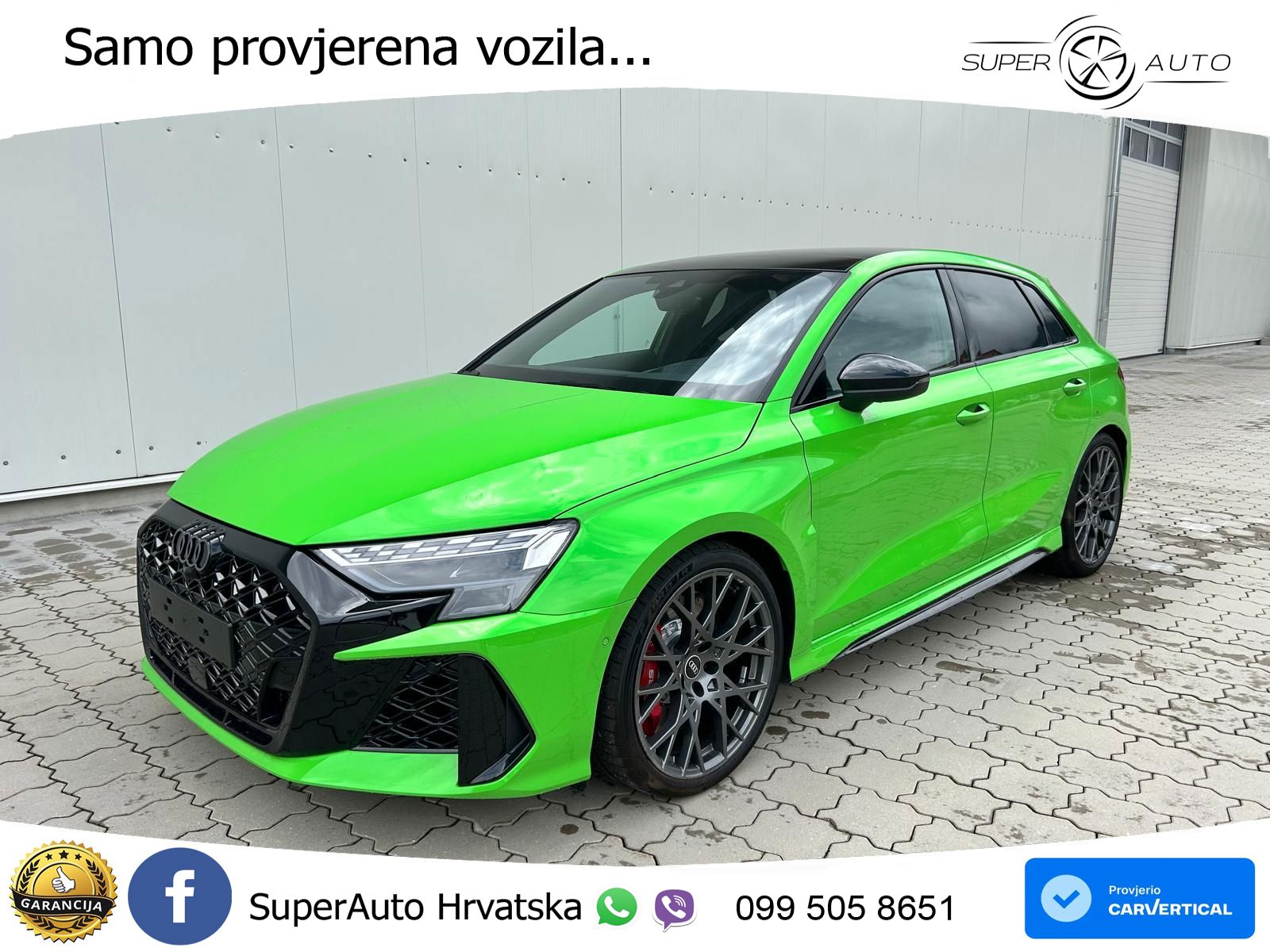 Audi RS3 Sportback 2.5 TFSI (400 KS) quattro S tronic LED+GR SJED+ACC