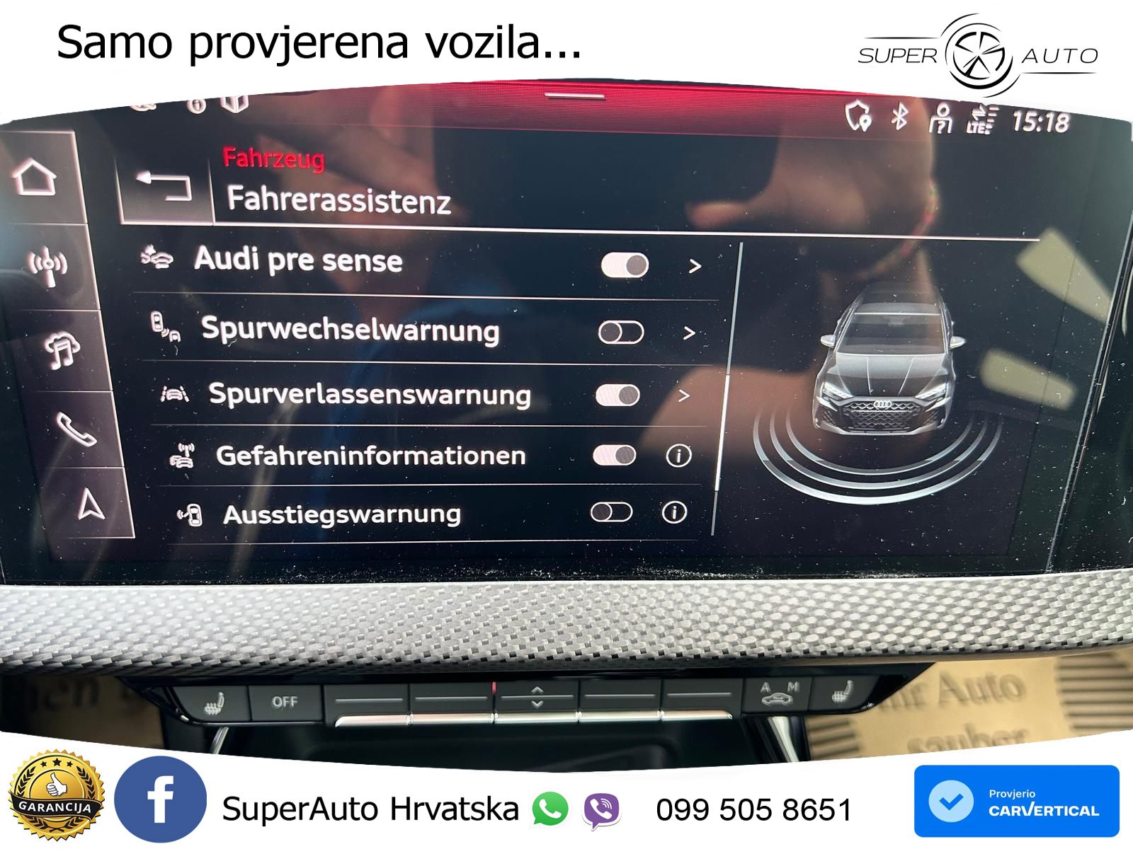 Audi RS3 Sportback 2.5 TFSI (400 KS) quattro S tronic LED+GR SJED+ACC