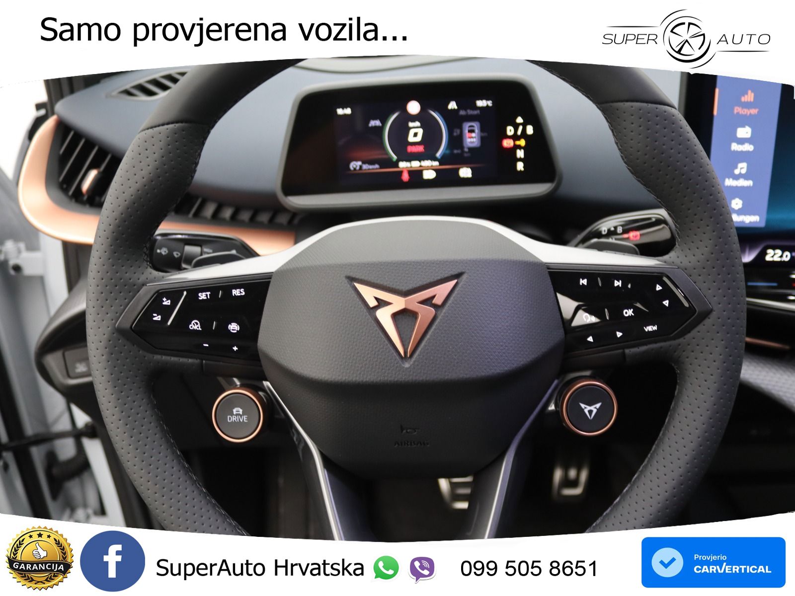 Cupra Tavascan 82 kWh (340 KS)  4WD VZ LED+GR SJED+ACC