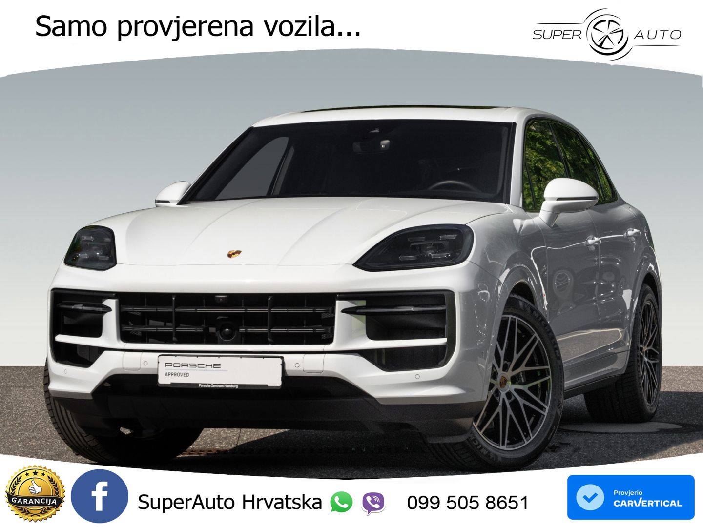 Porsche Cayenne 3.0 V6 (470 KS) E-Hybrid Tiptronic S LED+GR SJED+ACC