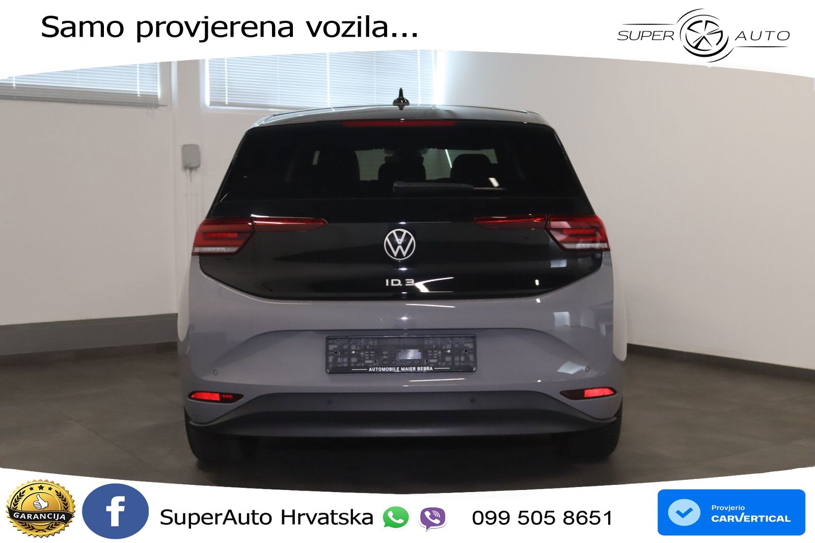 Volkswagen ID.3 Pro 62 kWh (204 KS) LED+GR SJED+ACC