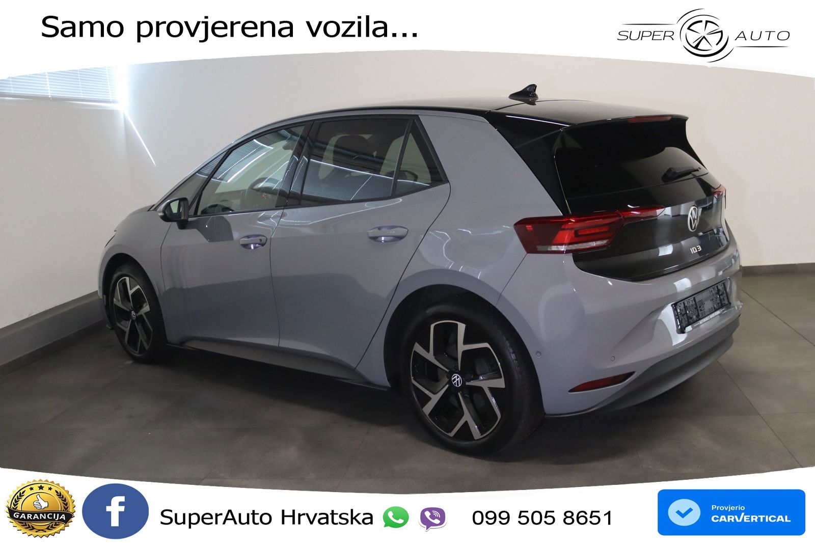 Volkswagen ID.3 Pro 62 kWh (204 KS) LED+GR SJED+ACC