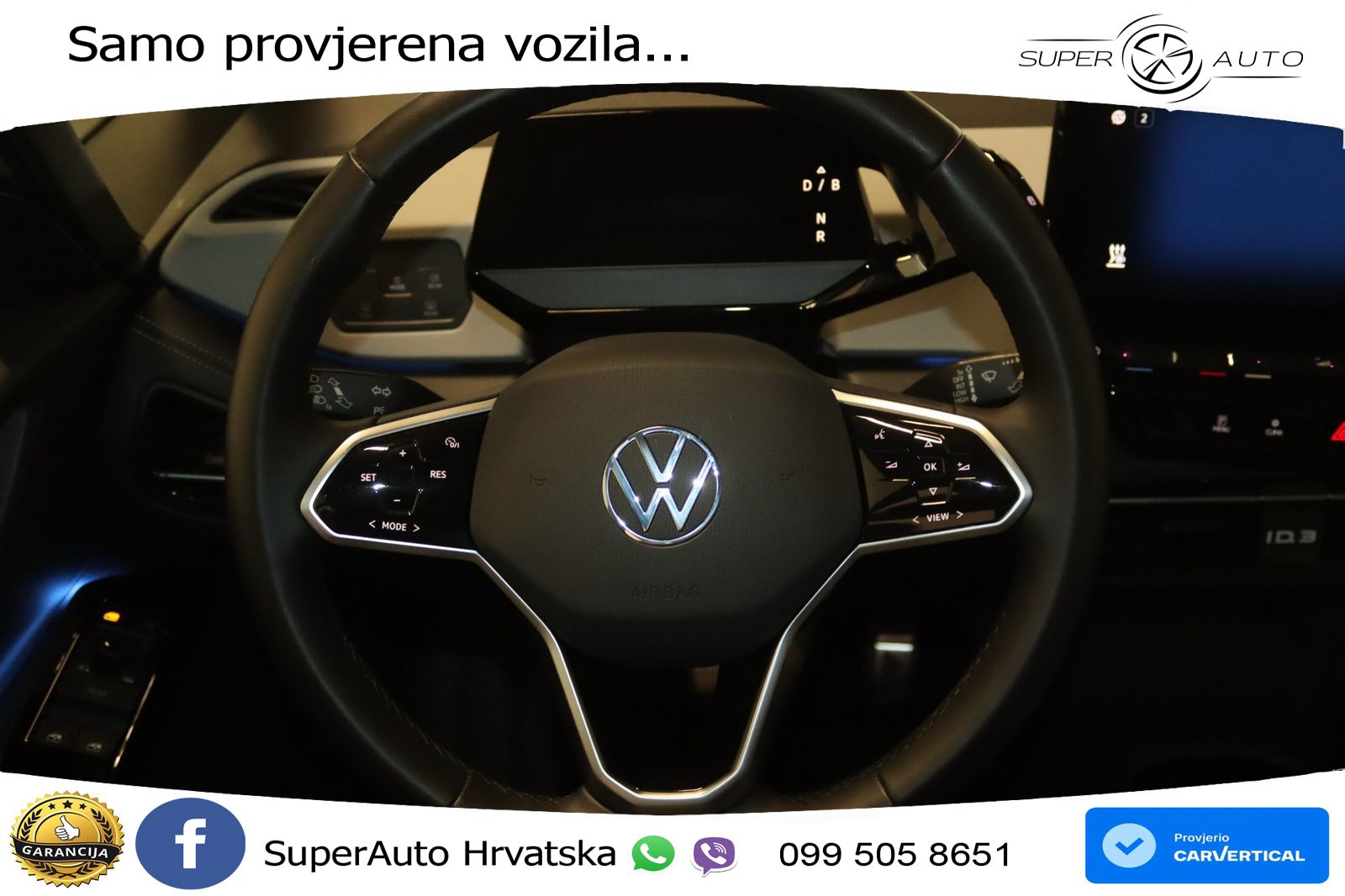 Volkswagen ID.3 Pro 62 kWh (204 KS) LED+GR SJED+ACC