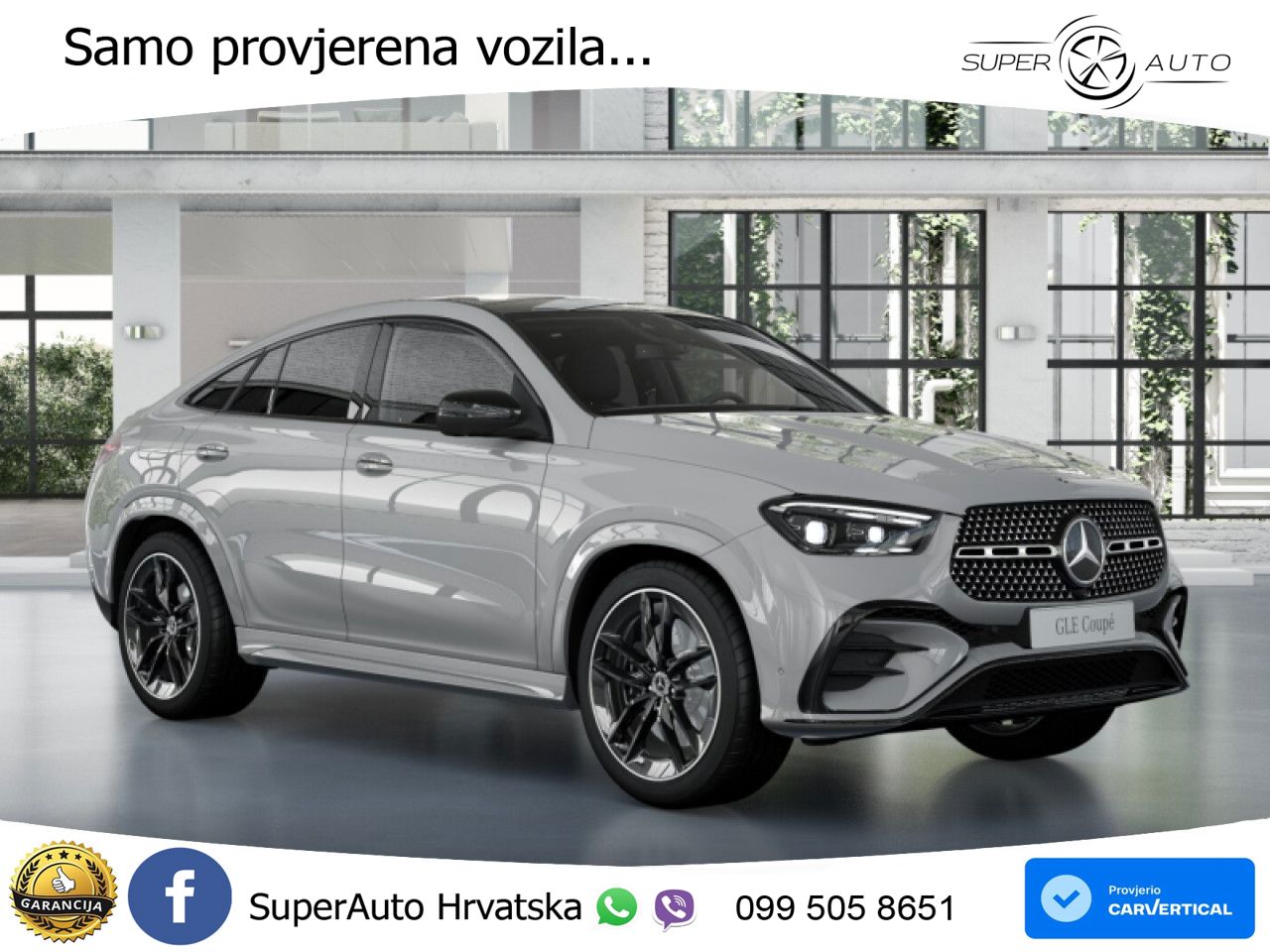 Mercedes GLE Coupe 450d (367 KS) EQ Boost 4MATIC 9G-TRONIC AMG LED+GR SJED+ACC