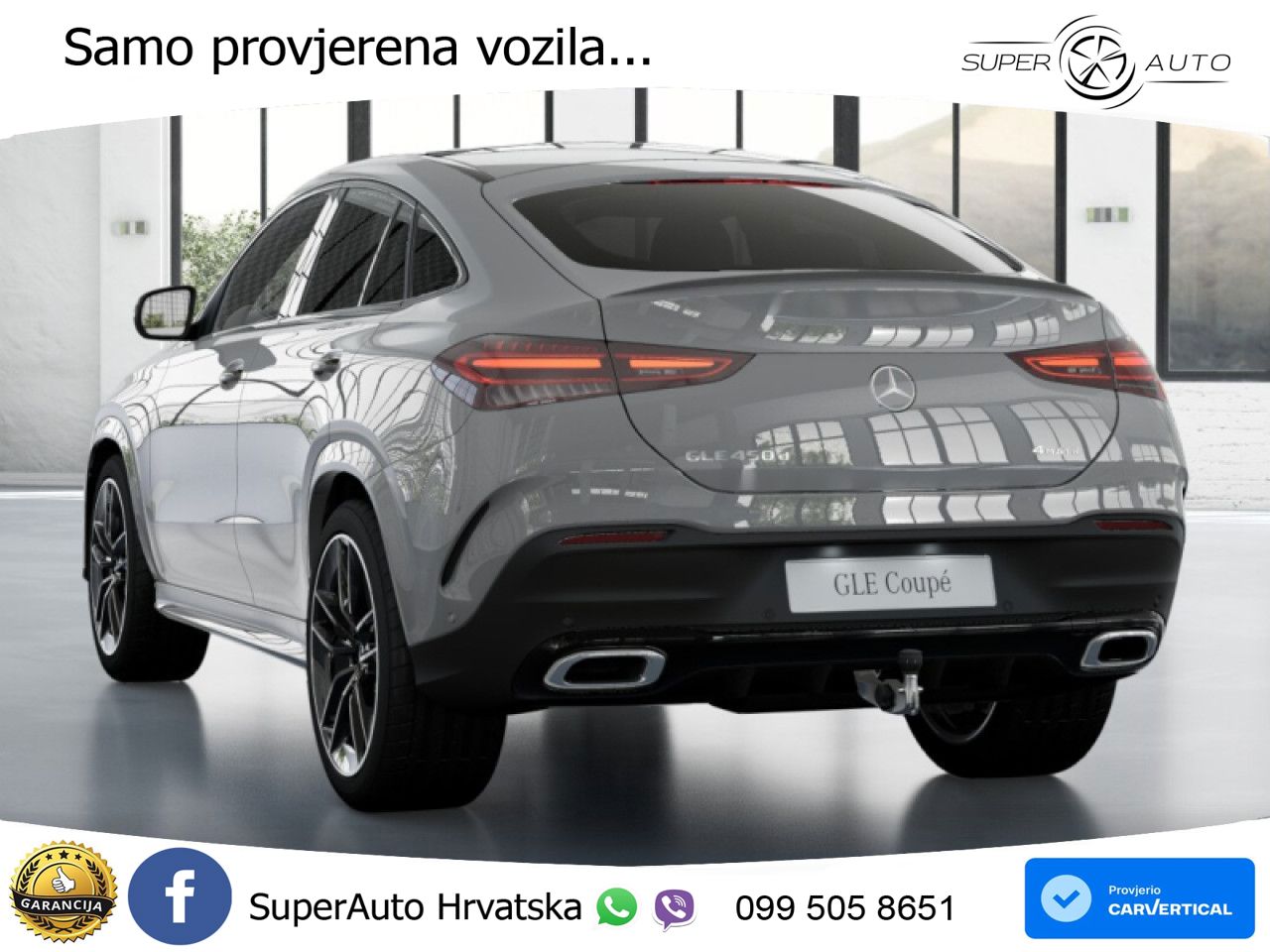 Mercedes GLE Coupe 450d (367 KS) EQ Boost 4MATIC 9G-TRONIC AMG LED+GR SJED+ACC