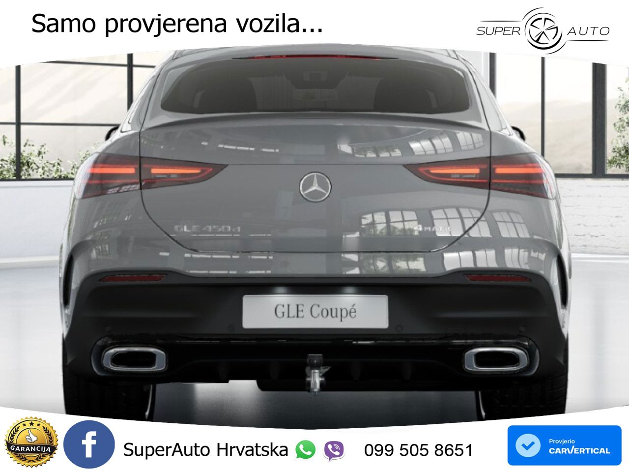 Mercedes GLE Coupe 450d (367 KS) EQ Boost 4MATIC 9G-TRONIC AMG LED+GR SJED+ACC