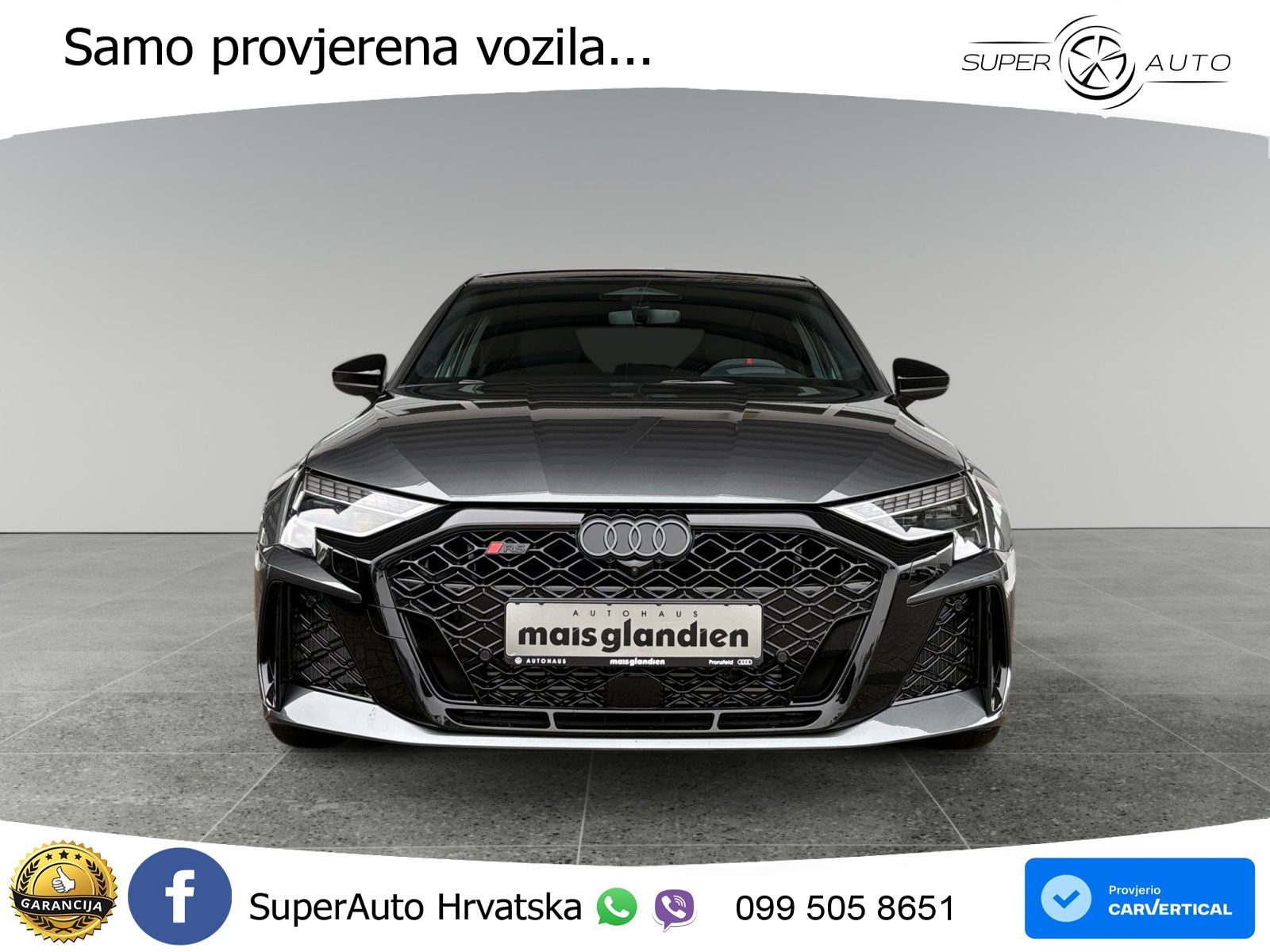 Audi RS3 Sportback 2.5 TFSI (400 KS) quattro S tronic LED+GR SJED+ACC