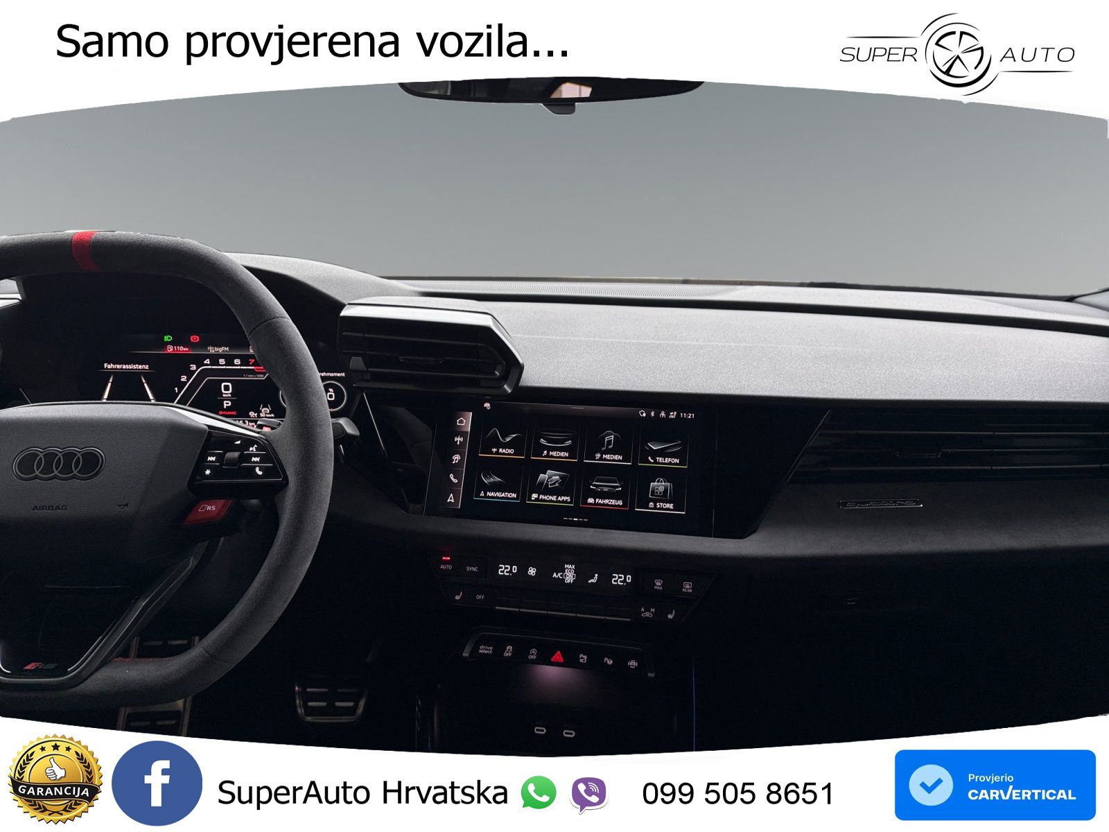 Audi RS3 Sportback 2.5 TFSI (400 KS) quattro S tronic LED+GR SJED+ACC