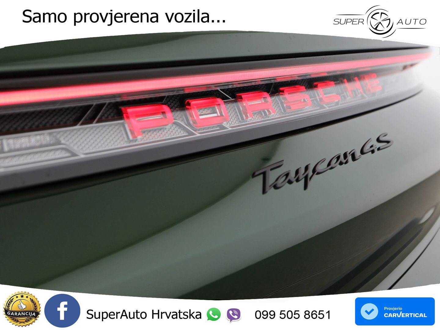 Porsche Taycan 4S 105 kWh (598 KS)