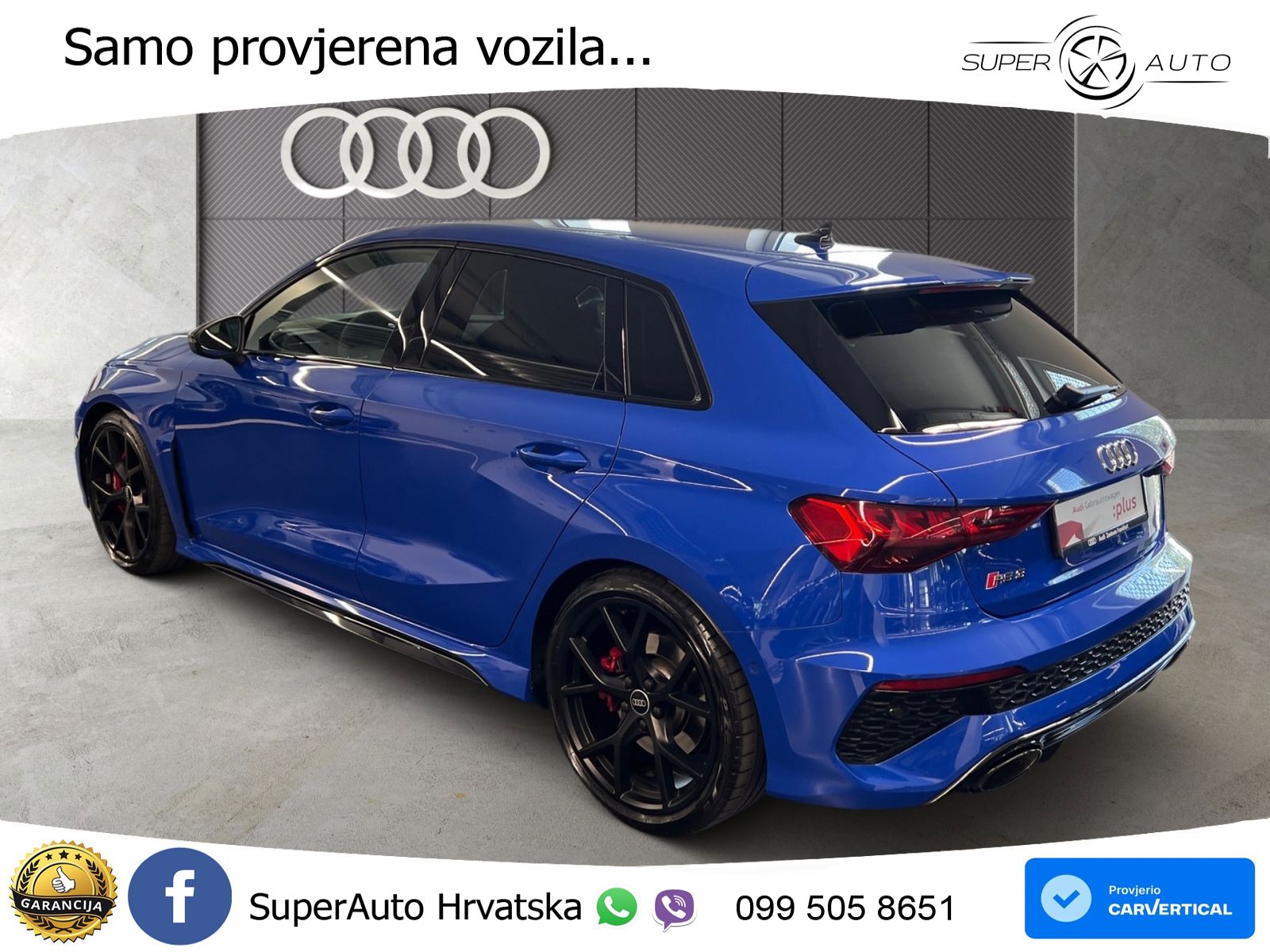 Audi RS3 Sedan 2.5 TFSI (400 KS) quattro S tronic LED+GR SJED+ACC