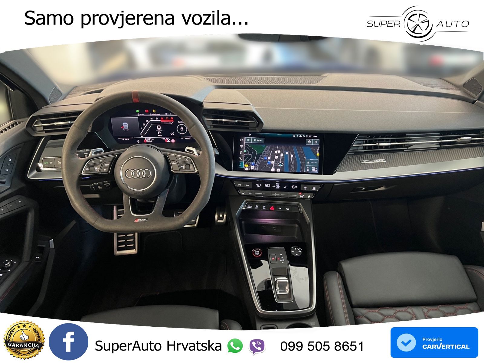 Audi RS3 Sedan 2.5 TFSI (400 KS) quattro S tronic LED+GR SJED+ACC