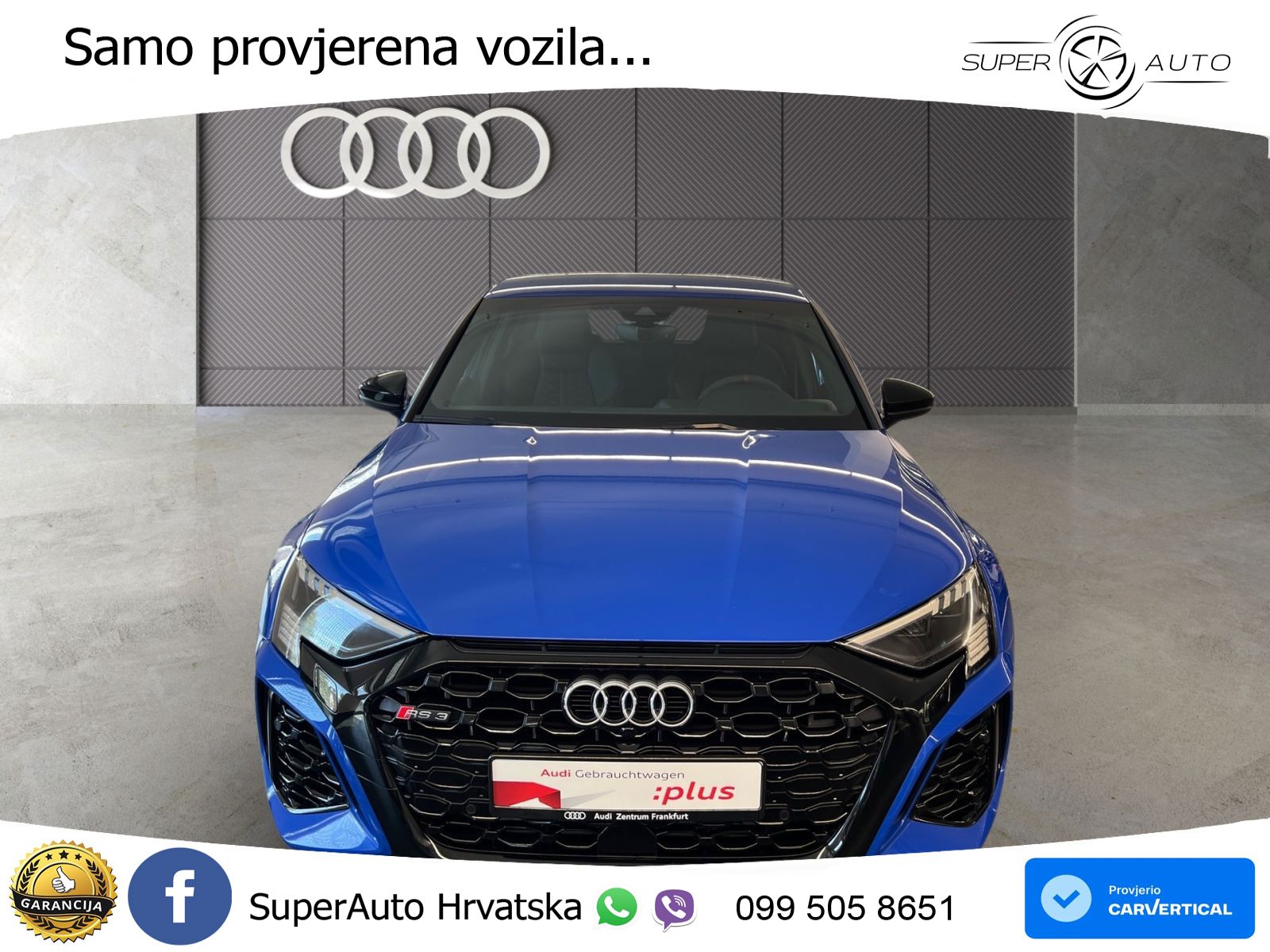 Audi RS3 Sedan 2.5 TFSI (400 KS) quattro S tronic LED+GR SJED+ACC