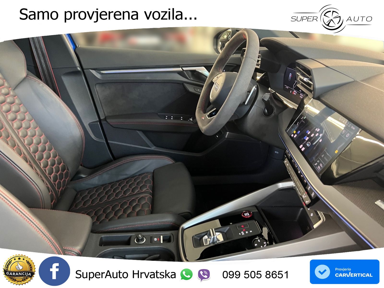 Audi RS3 Sedan 2.5 TFSI (400 KS) quattro S tronic LED+GR SJED+ACC
