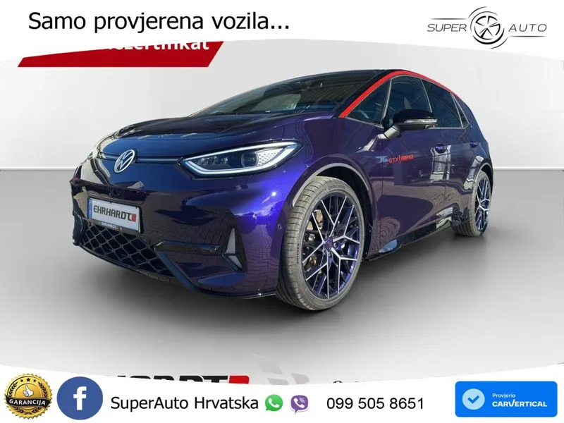 Volkswagen ID.3 GTX Performance 84 kWh (326 KS)