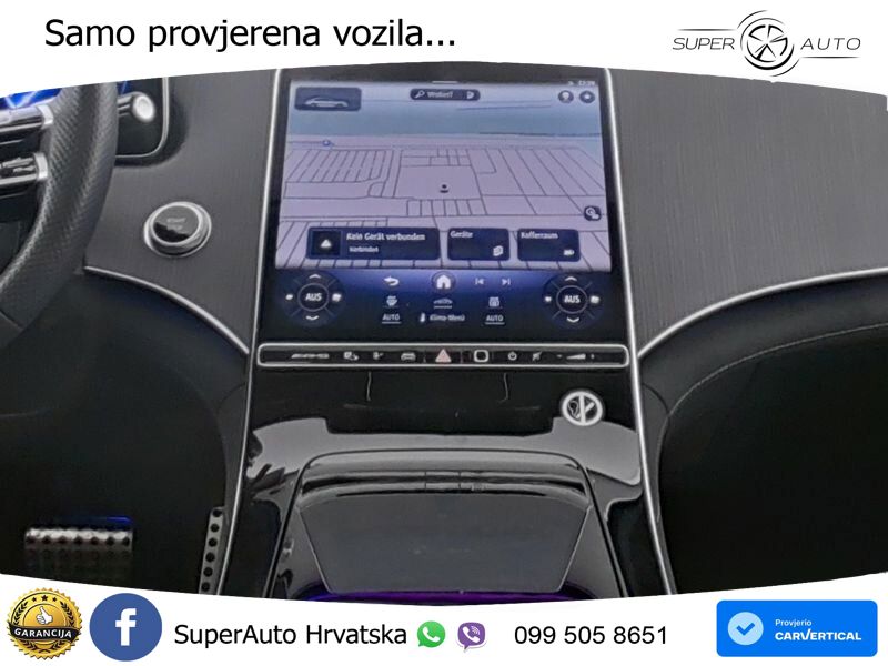 Mercedes EQE AMG 53 100 kWh (625 KS) 4MATIC+ ZRAČNI+ACC+GR SJED+KAM+PANO