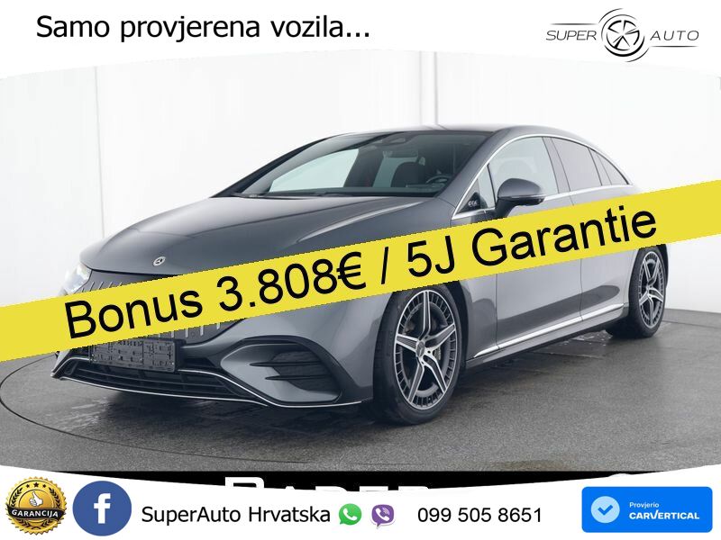 Mercedes EQE AMG 53 100 kWh (625 KS) 4MATIC+ ZRAČNI+ACC+GR SJED+KAM+PANO