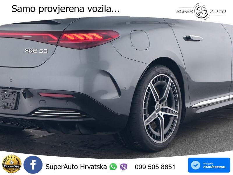 Mercedes EQE AMG 53 100 kWh (625 KS) 4MATIC+ ZRAČNI+ACC+GR SJED+KAM+PANO