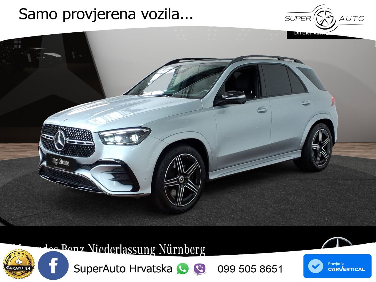 Mercedes GLE 450d (367 KS) EQ Boost 4MATIC 9G-TRONIC AMG LED+GR SJED+ACC