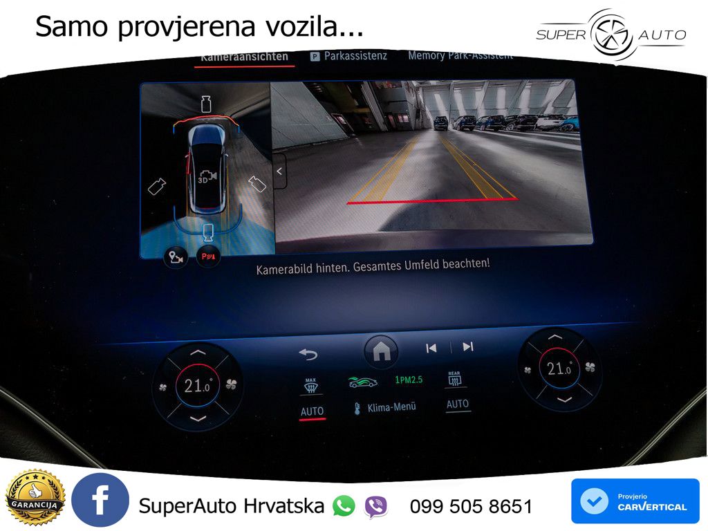 Mercedes EQE AMG 53 100 kWh (687 KS) 4MATIC+ AMG DYNAMIC PLUS ZRAČNI+ACC+GR SJED+KAM+PANO