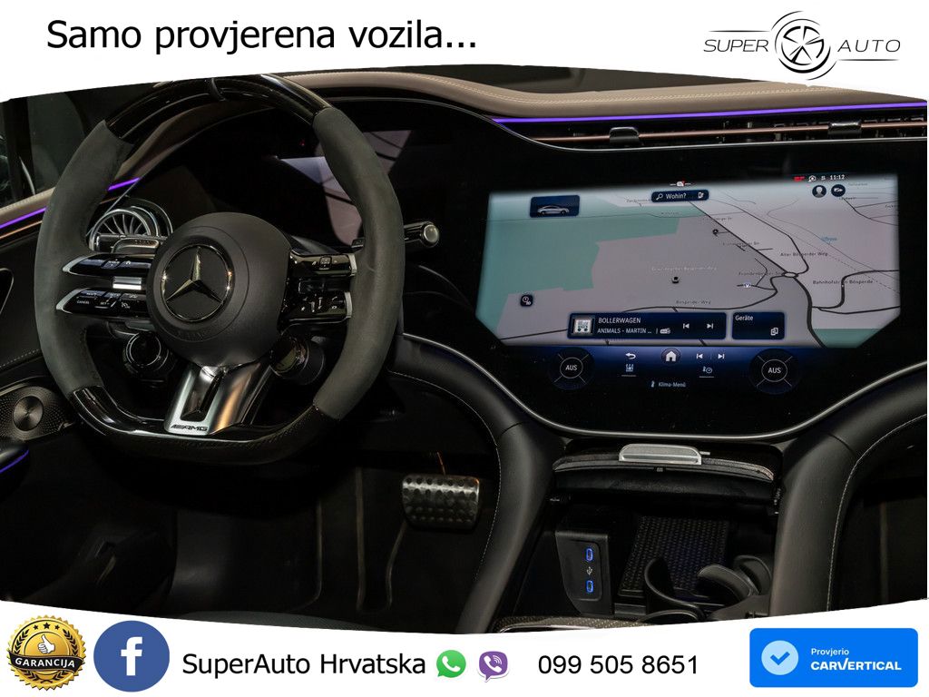Mercedes EQE AMG 53 100 kWh (687 KS) 4MATIC+ AMG DYNAMIC PLUS ZRAČNI+ACC+GR SJED+KAM+PANO