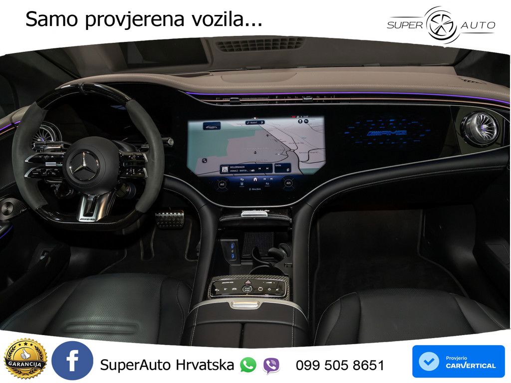 Mercedes EQE AMG 53 100 kWh (687 KS) 4MATIC+ AMG DYNAMIC PLUS ZRAČNI+ACC+GR SJED+KAM+PANO