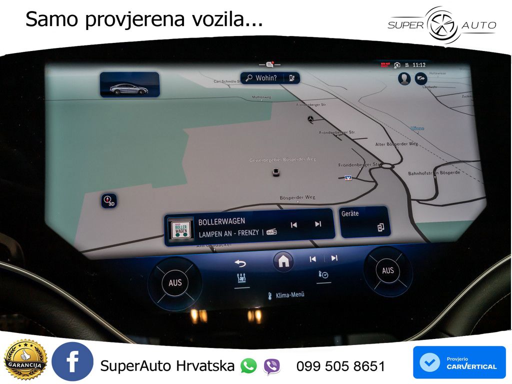 Mercedes EQE AMG 53 100 kWh (687 KS) 4MATIC+ AMG DYNAMIC PLUS ZRAČNI+ACC+GR SJED+KAM+PANO