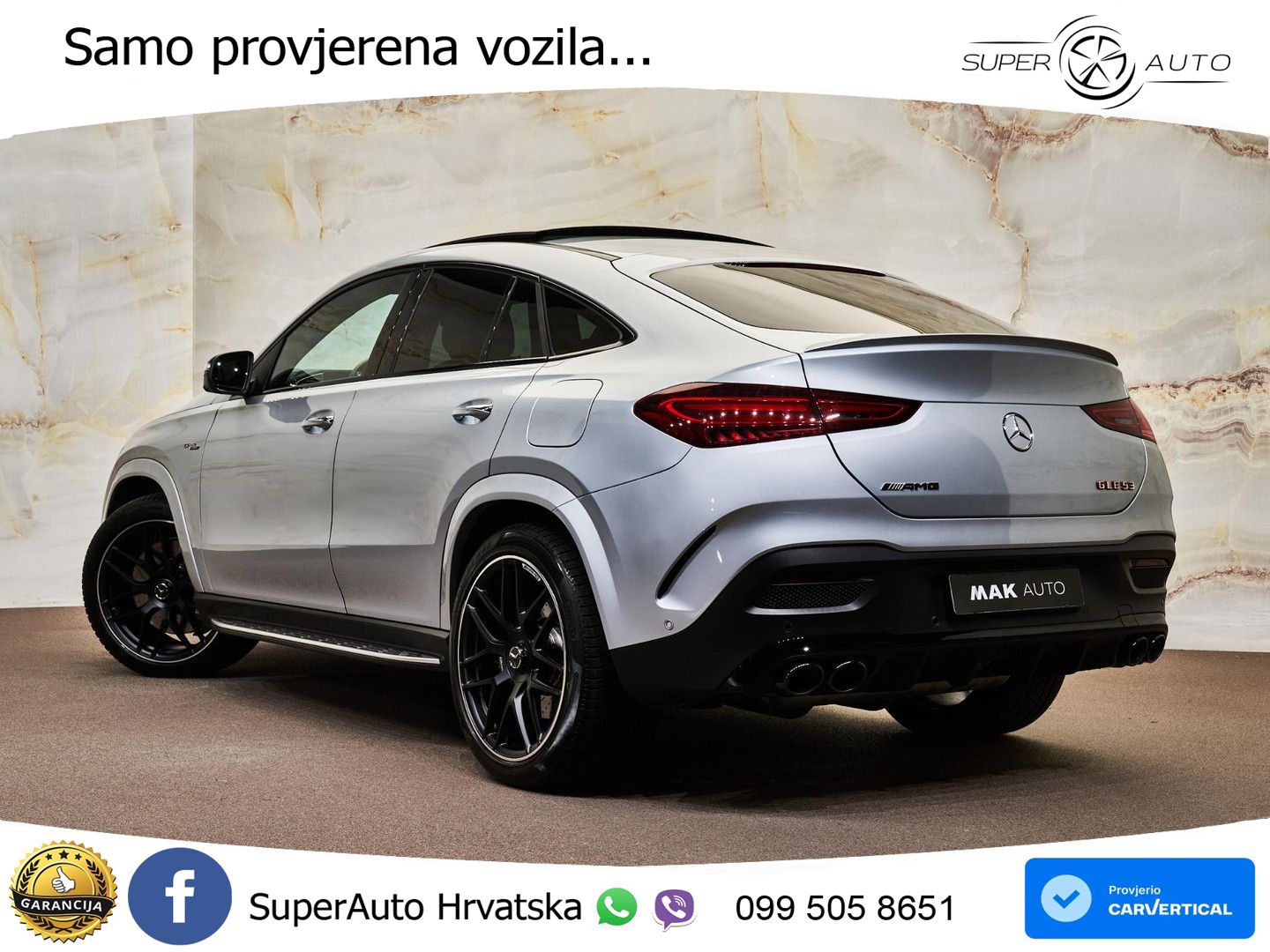 Mercedes AMG GLE Coupe 53 (544 Hp) 4MATIC+ AMG SPEEDSHIFT TCT 9G LED+GR SJED+ACC
