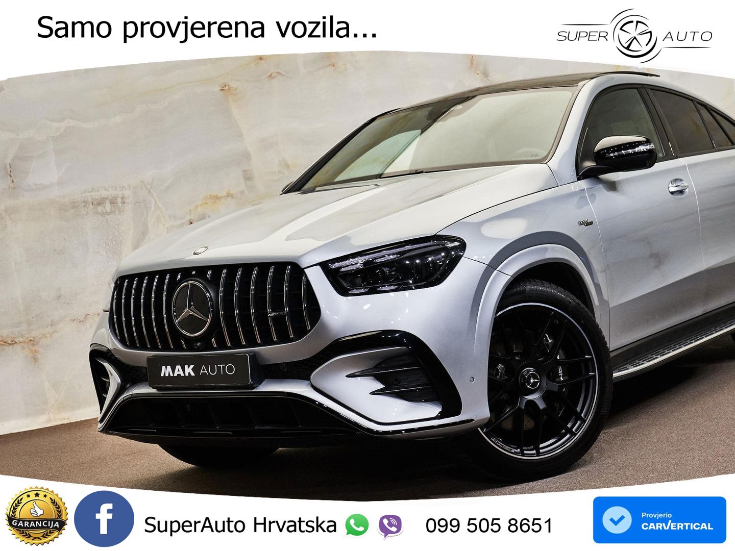 Mercedes AMG GLE Coupe 53 (544 Hp) 4MATIC+ AMG SPEEDSHIFT TCT 9G LED+GR SJED+ACC