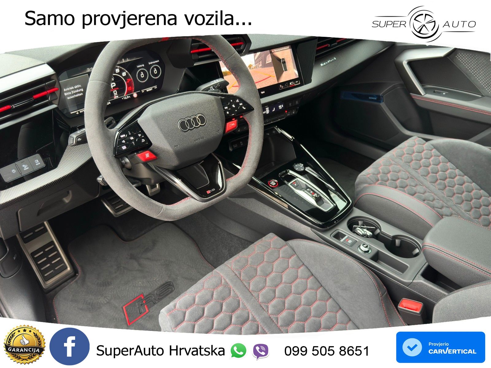 Audi RS3 Sedan 2.5 TFSI (400 KS) quattro S tronic LED+GR SJED+ACC