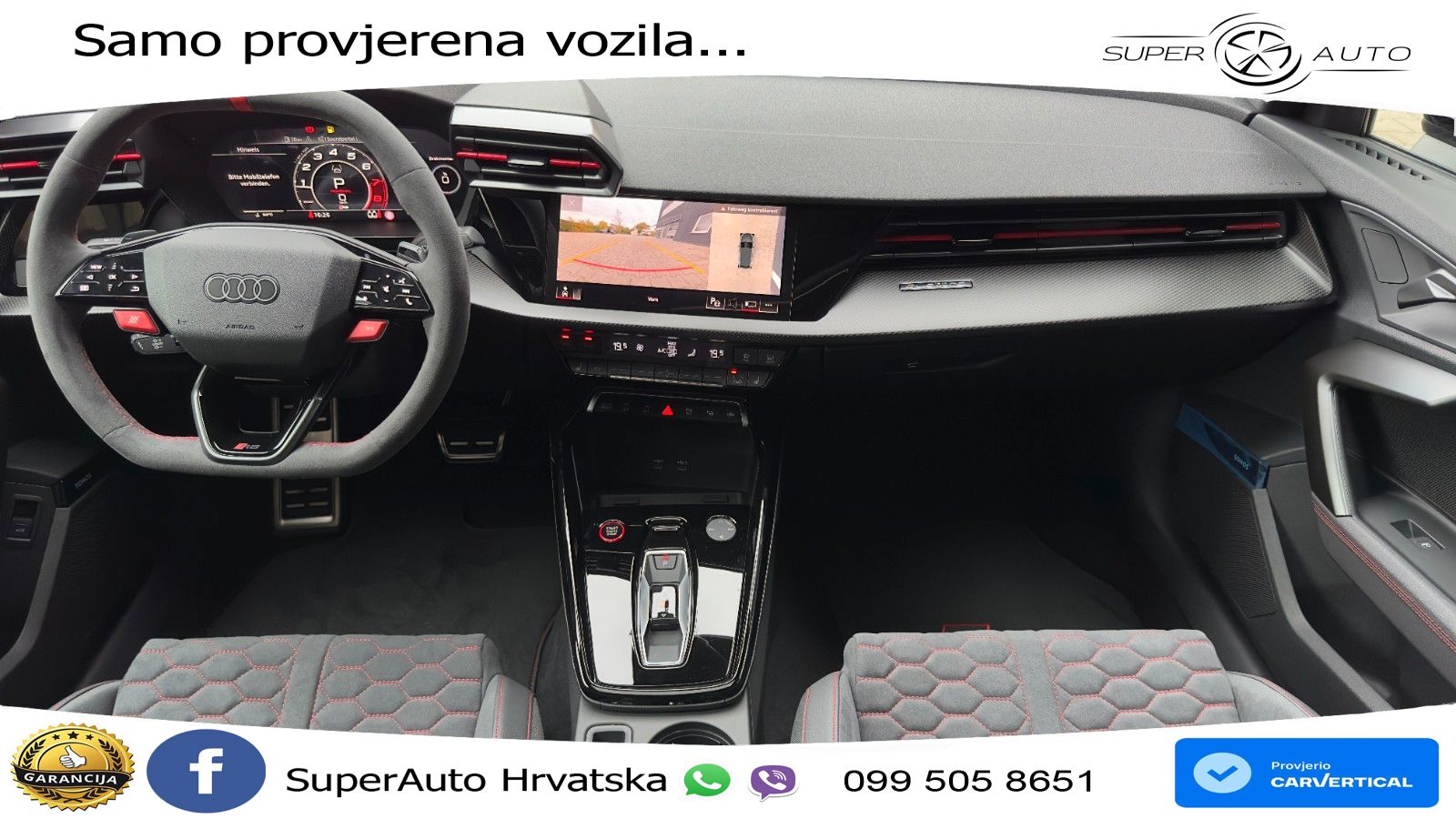Audi RS3 Sedan 2.5 TFSI (400 KS) quattro S tronic LED+GR SJED+ACC