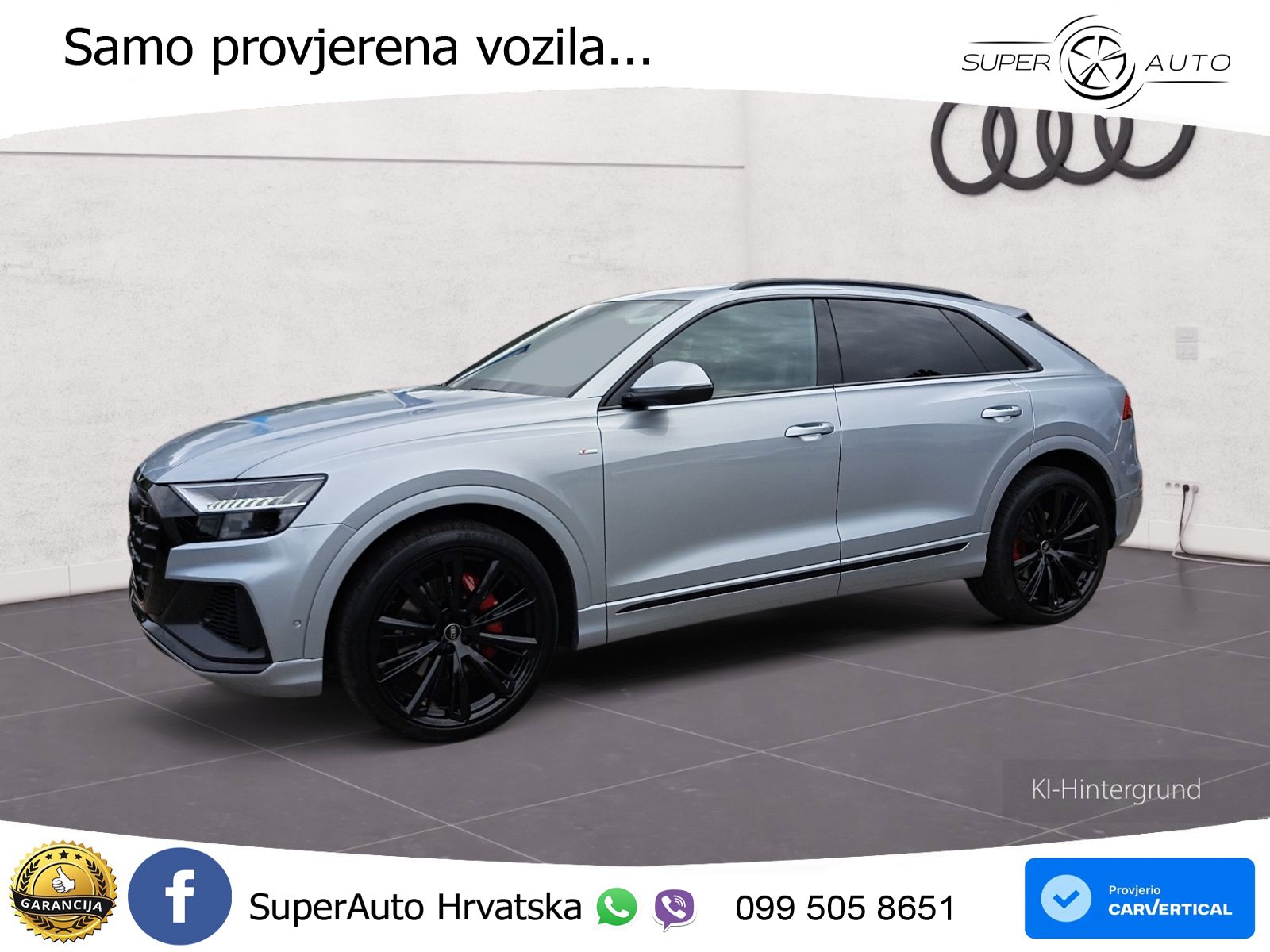 Audi Q8 55 TFSI V6 (340 KS) quattro Tiptronic S line LED+GR SJED+ACC