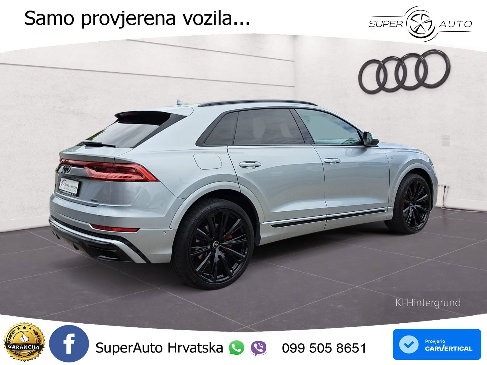 Audi Q8 55 TFSI V6 (340 KS) quattro Tiptronic S line LED+GR SJED+ACC