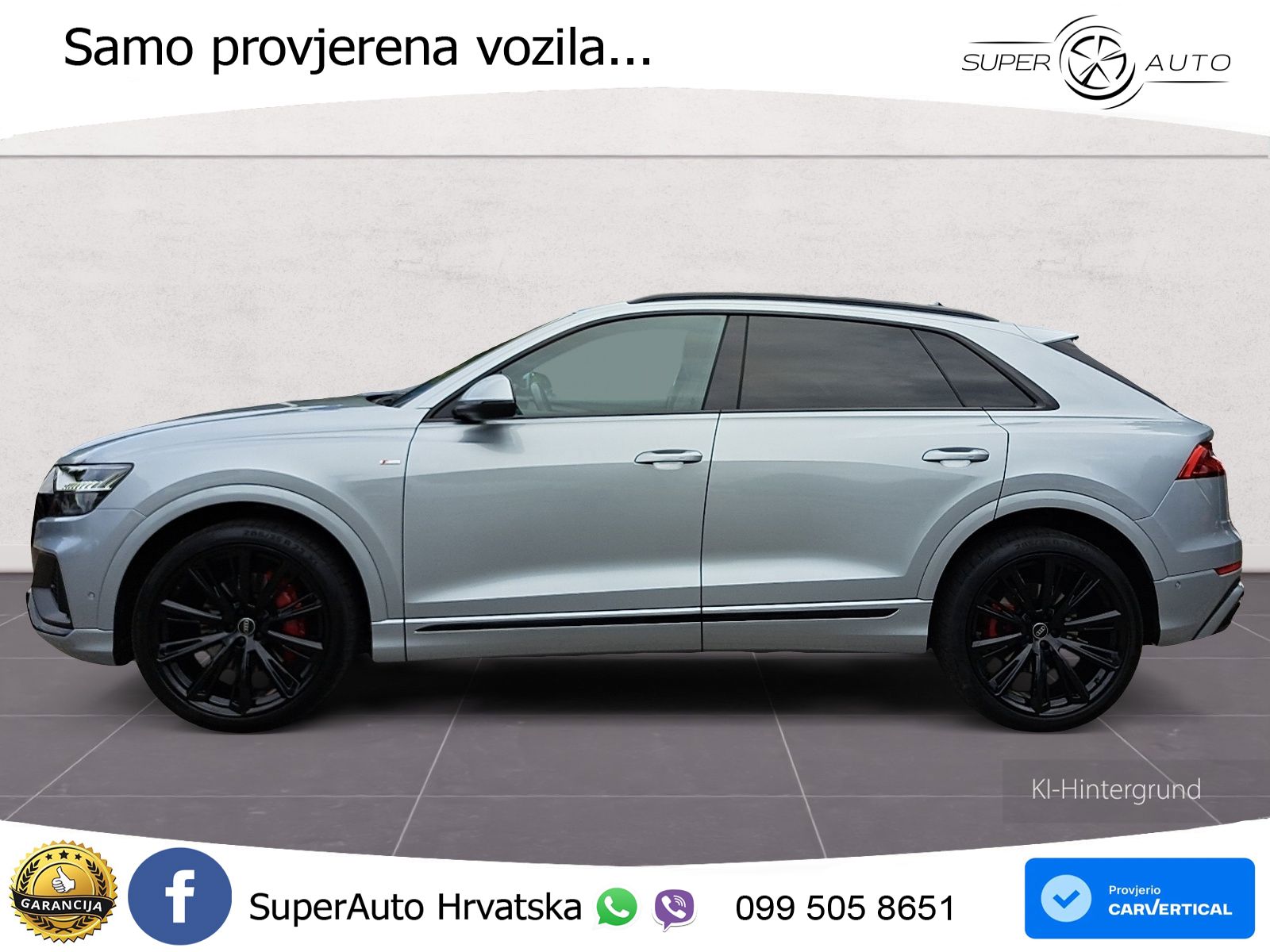 Audi Q8 55 TFSI V6 (340 KS) quattro Tiptronic S line LED+GR SJED+ACC
