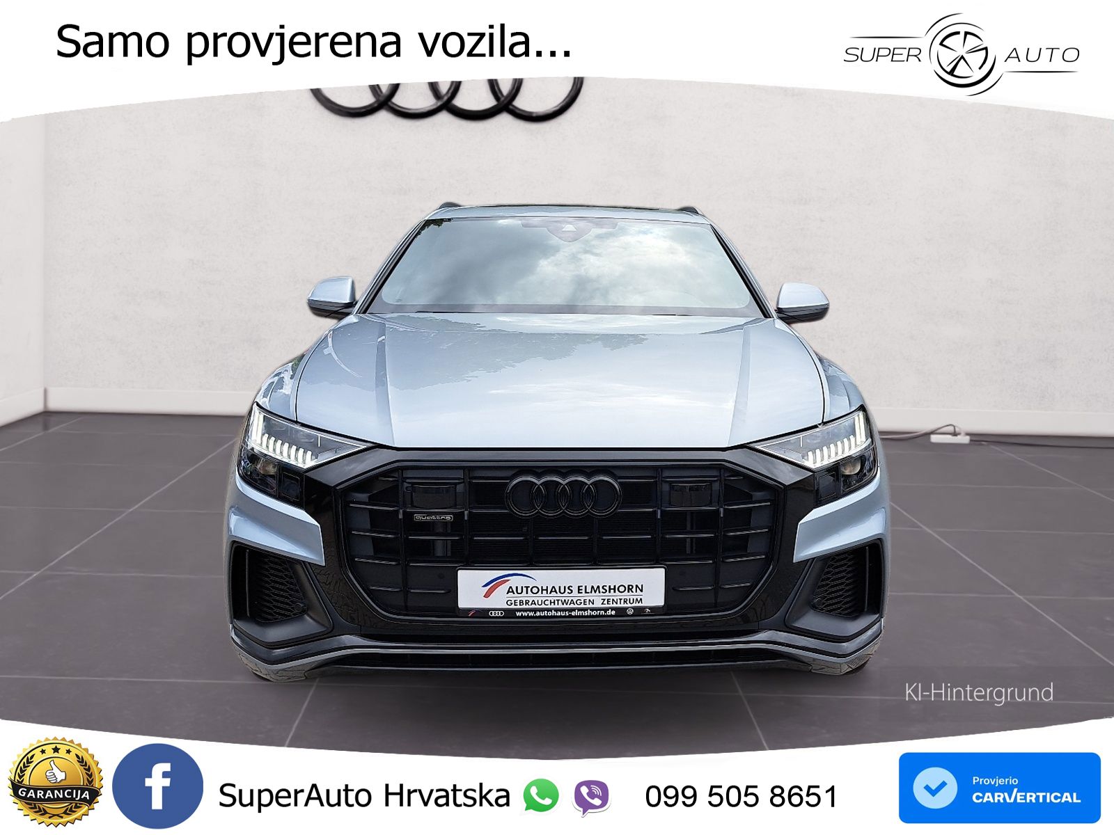 Audi Q8 55 TFSI V6 (340 KS) quattro Tiptronic S line LED+GR SJED+ACC