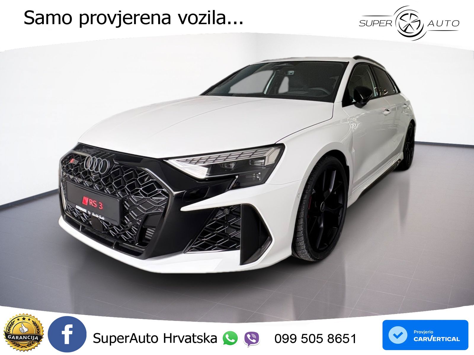 Audi RS3 Sedan 2.5 TFSI (400 KS) quattro S tronic LED+GR SJED+ACC